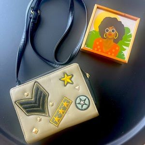 STEVE MADDEN Crossbody Purse - Embroidery Badges